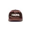 STANCE SATIN STANDARD HAT - DARKBROWN