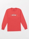 VOLCOM CHEEZMOSO LONG SLEEVE TEE - FLASH RED