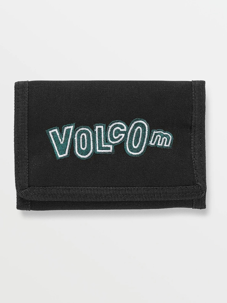 VOLCOM RANSO TRIFOLD WALLET - BLACK