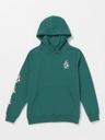 VOLCOM BIG BOYS ICONIC STONE PULLOVER - RANGER GREEN