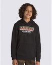 VANS KIDS UP IN FLAMES PULLOVER HOODIE - BLACK