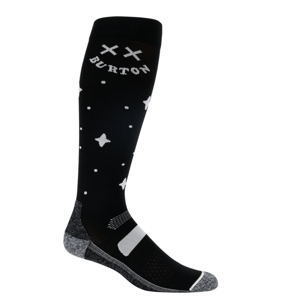 BAS BURTON PERFORMANCE ULTRALIGHT SOCKS - SKELETON KEY