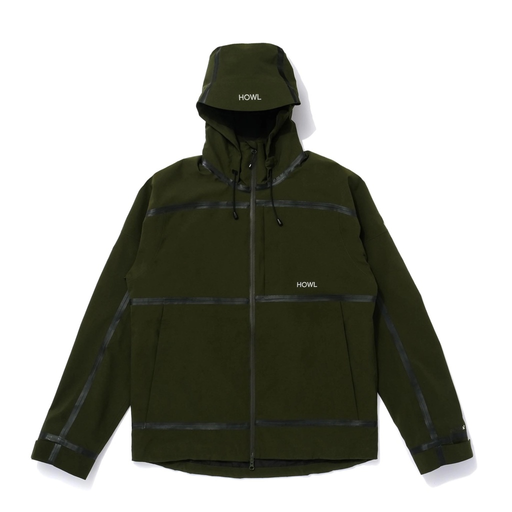 HOWL TAPED SNOW JACKET - MOSS