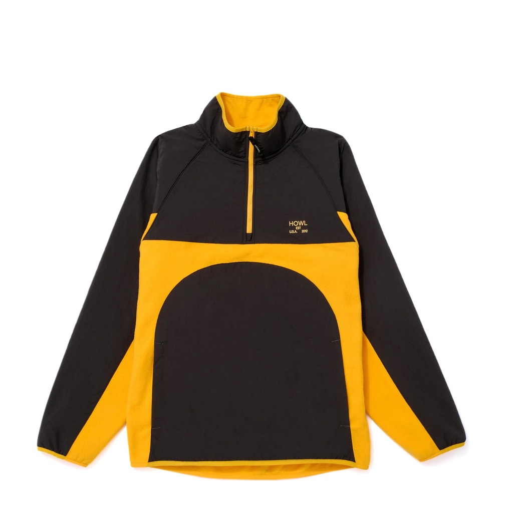 COTON OUATÉ HOWL PULLOVER FLEECE - JAUNE