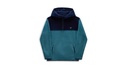 COTON OUATÉ VANS JUNIOR BLOCKED FLEECE QUARTER ZIP PULL OVER - NORTH ATLANTIC/DRESS BLUES