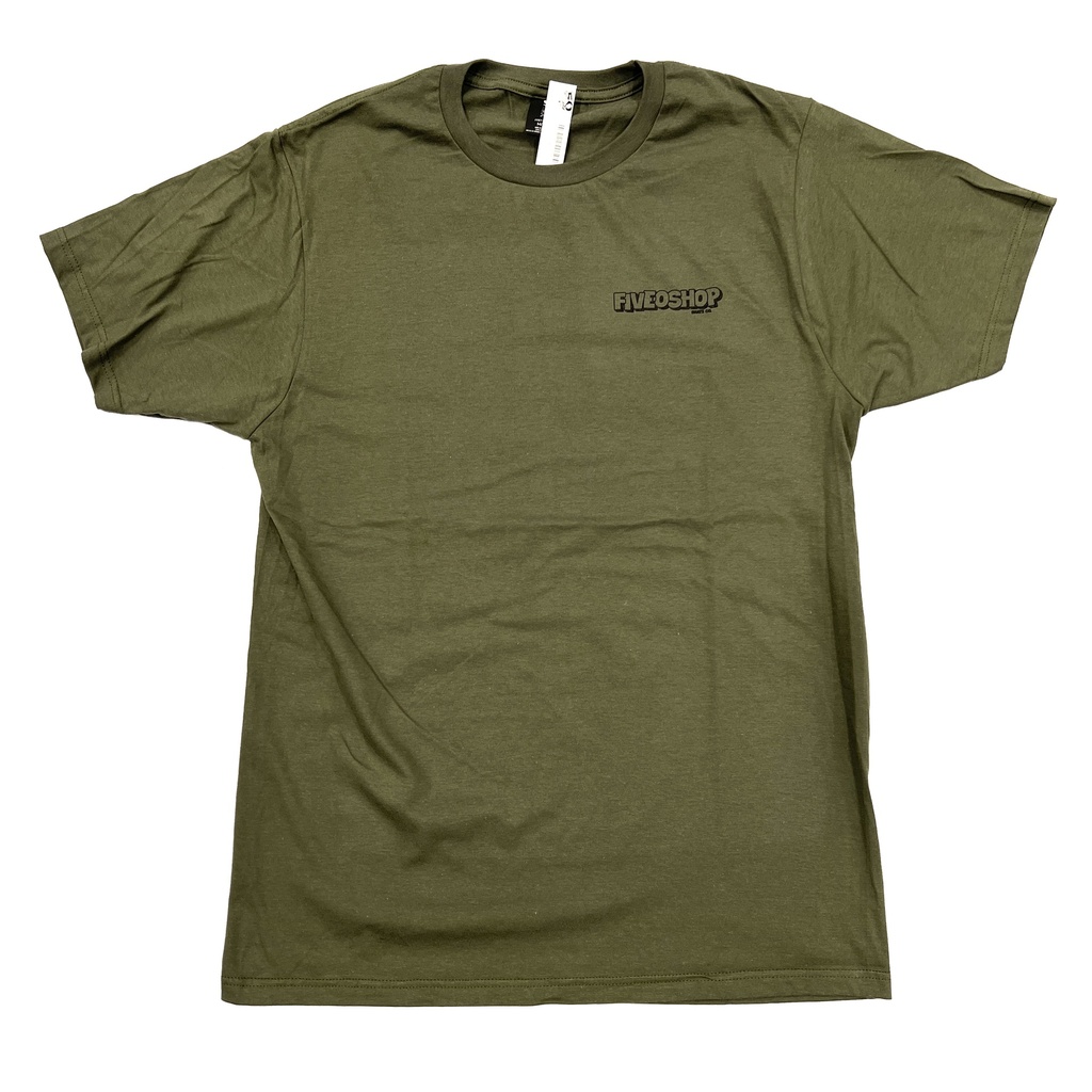 T-Shirt 5-0 Skate Co. - Surplus green