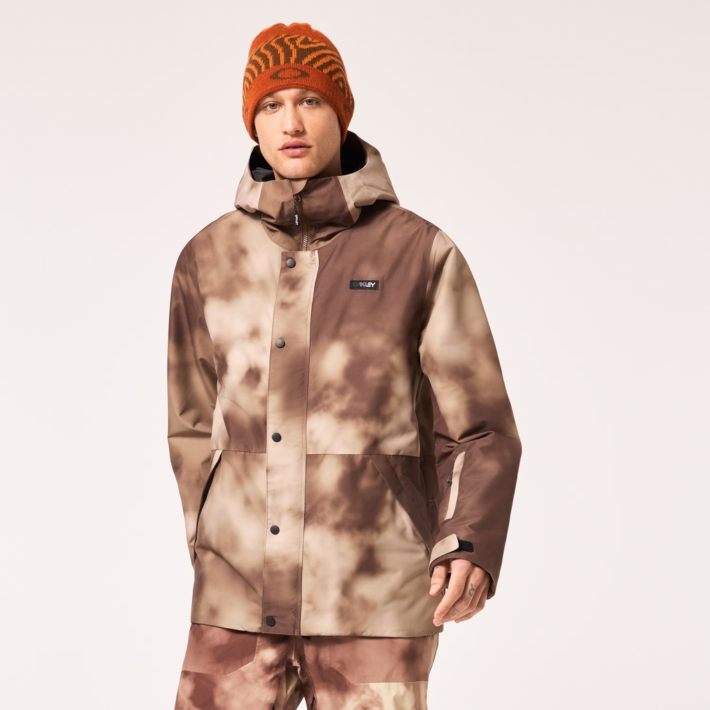MANTEAUX OAKLEY RANGE RC JACKET - BROWN CLOUDS PRINT