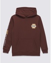 VANS BOYS BOARDVIEW PULL OVER HOODIE - DRESS BLUES