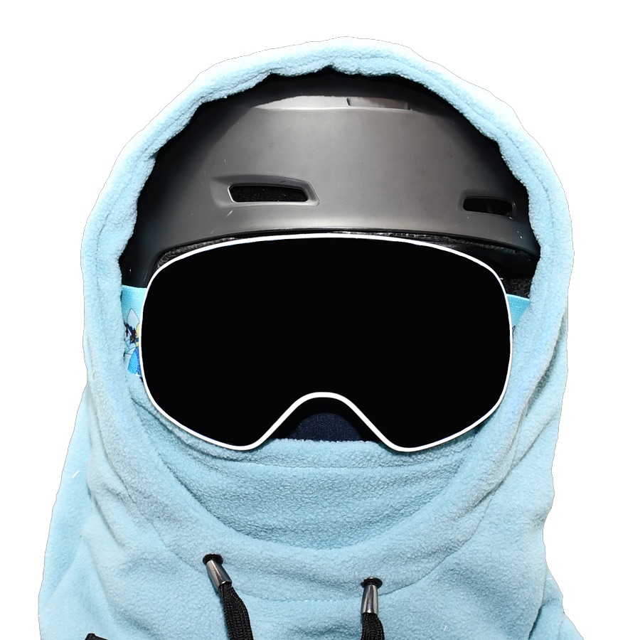 BALACLAVAS WITH BUTTONS ON THE INSIDE TO ATTACH OPTION ALL POMPOMS - TEAL