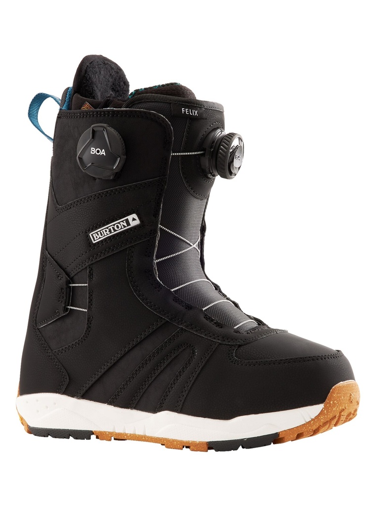 WOMEN'S BURTON FELIX BOA SNOWBOARD BOOTS - BLACK