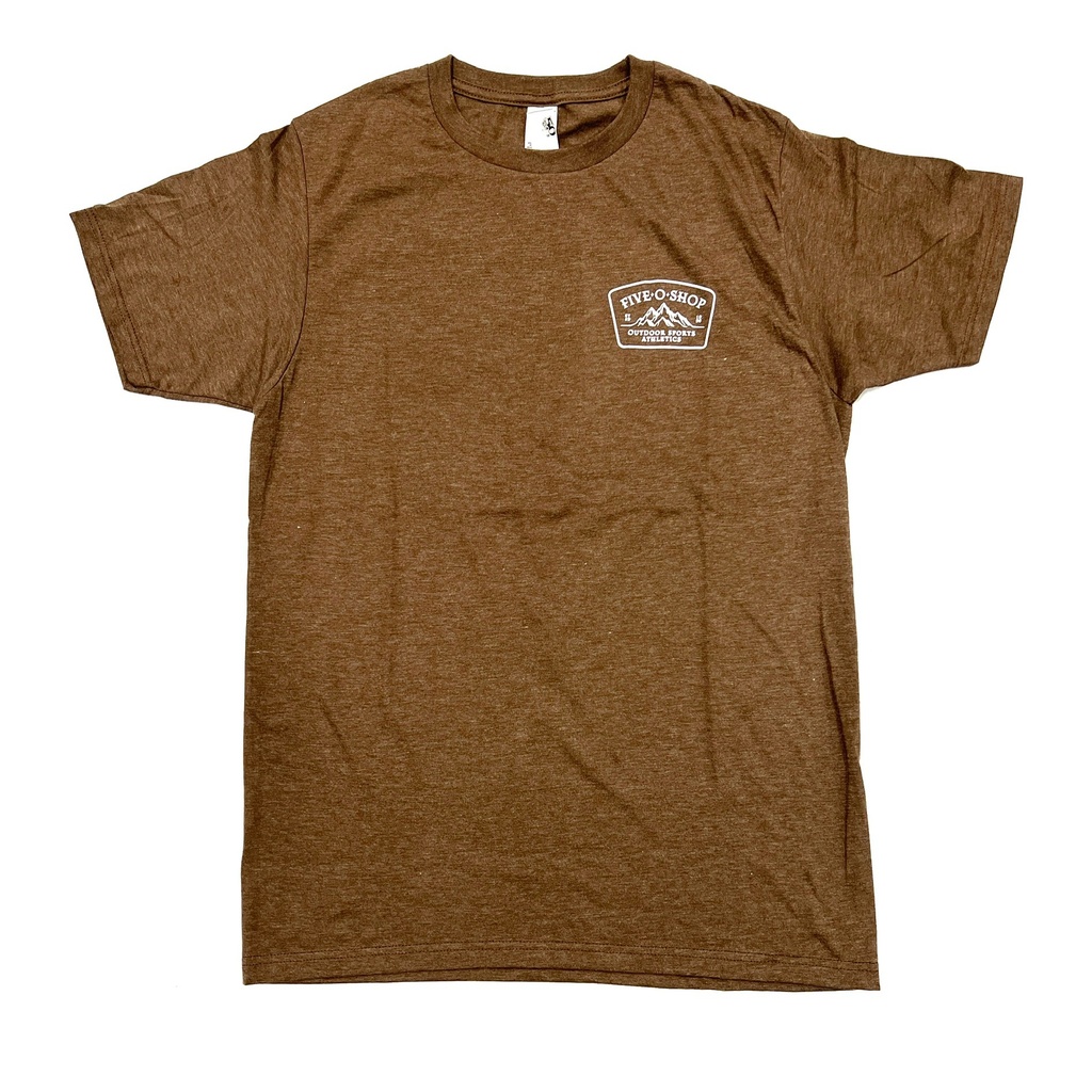 T-Shirt 5-0 Outdoor Sports - Brown Heather