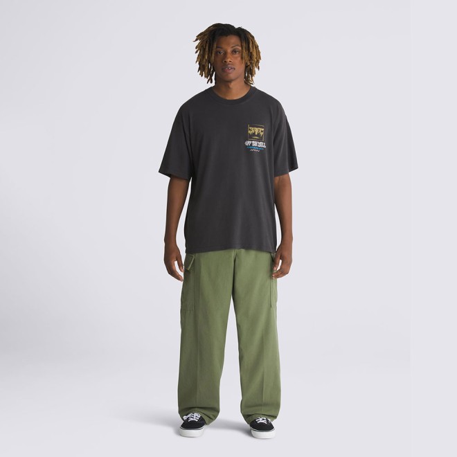 PANTALON VANS RANGE CARGO BAGGY TAPERED  ELASTIC PANT - OLIVE