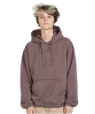 VOLCOM WOMEN'S PUSH BACK HOODIE - SLATE GREY