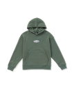 VOLCOM BOY'S WORKARD PULL OVER HOODIE - FIR GREEN