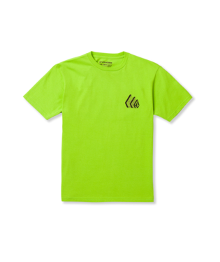 VOLCOM BOY'S REPEATER SHORT SLEEVE TEE - ELECTRIC GREEN