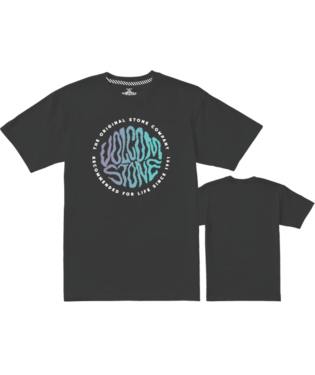 T-SHIRT VOLCOM YOUTH TWISTED UP SHORT SLEEVE TEE - NOIR