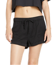 VOLCOM WOMEN'S SUNDAY STRUT SHORT - BLACK OUT
