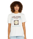 T-SHIRT VOLCOM LOCK IT UP SHORT SLEEVE TEE POUR FEMME - STAR WHITE