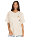 T-SHIRT VOLCOM FTY STONES THROW TEE POUR FEMME - DUSTY ROSE