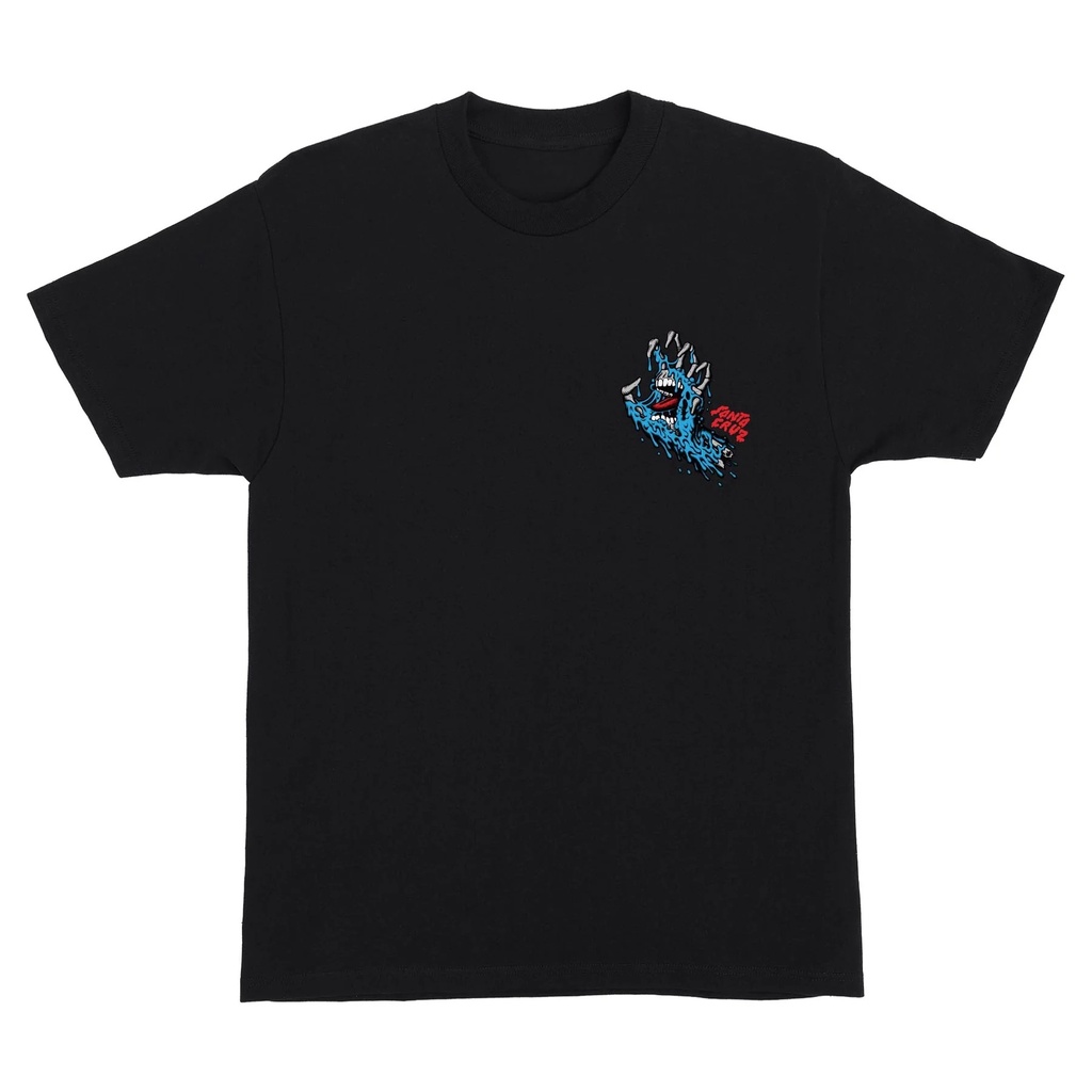 SANTA CRUZ PREMIUM T-SHIRT MELTING HAND - BLACK