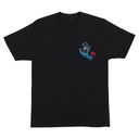 SANTA CRUZ PREMIUM T-SHIRT MELTING HAND - BLACK