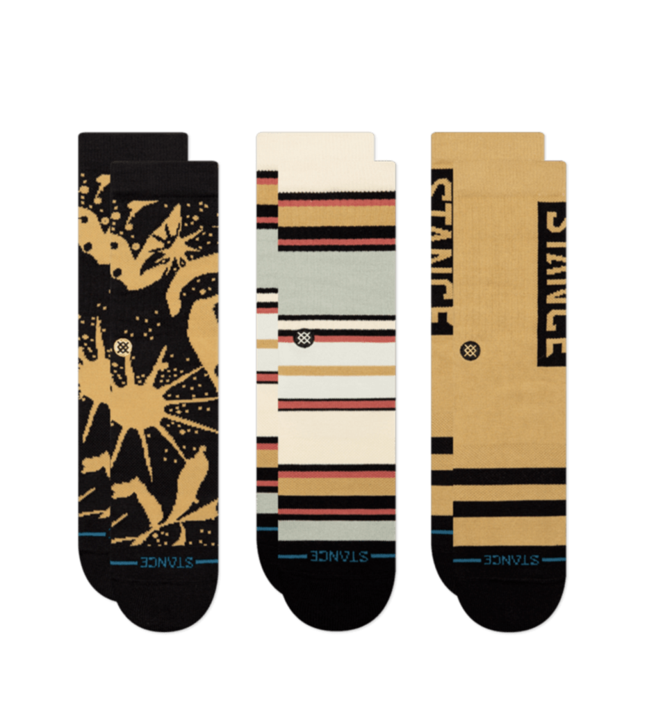 STANCE SOCKS CLASSIC CREW - ICON 3PK GREEN