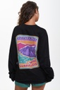 LONG SLEEVE T-SHIRT NOTICE THE RECKLESS SURFER'S BAY- NOIR 