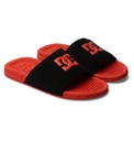DC SHOES BOLSA SLIDES - RED/BLACK