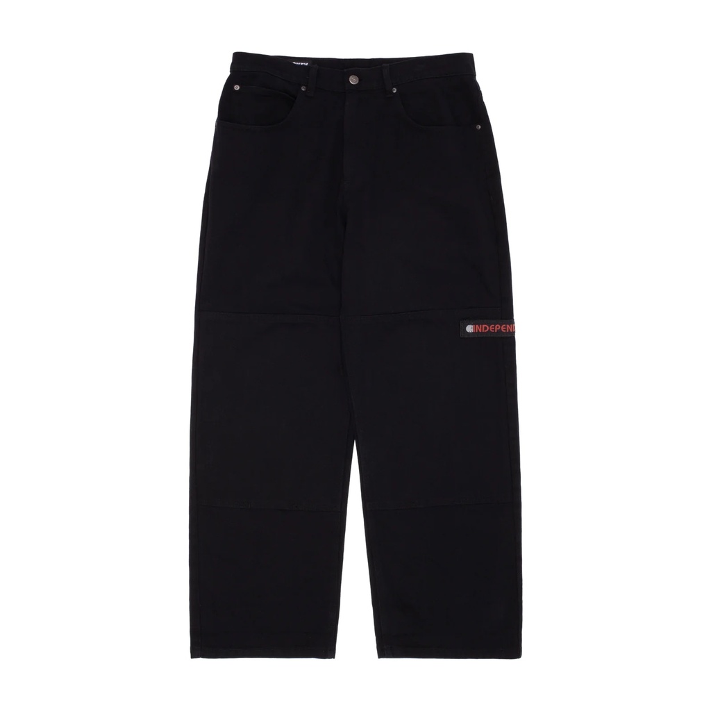 JEANS HOCKEY X INDEPENDENT DOUBLE KNEE - BLACK