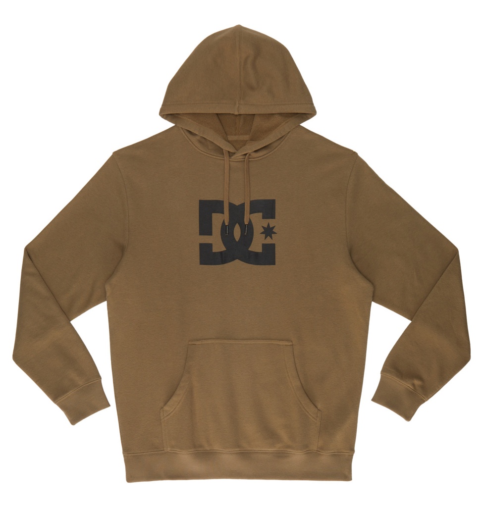  DC STAR PULL OVER HOODIE - COVERT GREEN