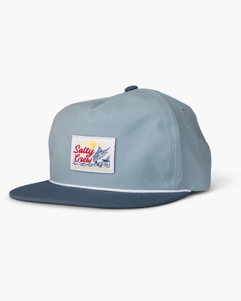 SALTY CREW HAT JACKPOT 5-PANEL - MARINE BLUE