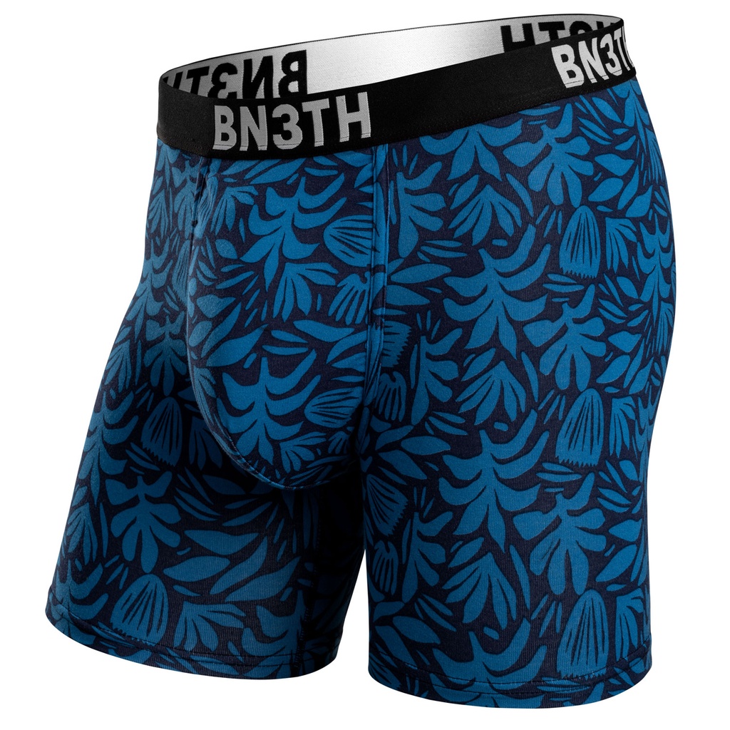 BN3TH OUTSET BOXER BRIEF - ABSTRACT TROPICAL-NAVY
