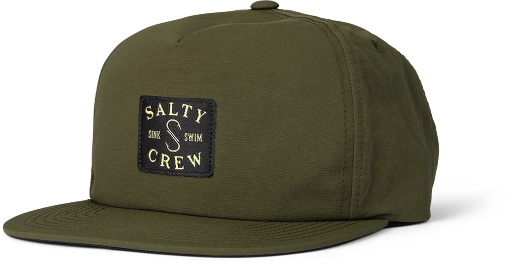CASQUETTE SALTY CREW CLUBHOUSE 5 PANEL - OLIVE