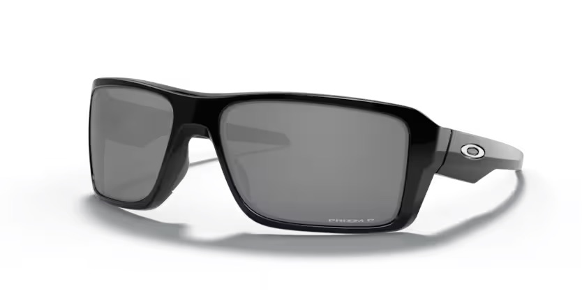 OAKLEY DOUBLE EDGE SUNGLASSES POLISHED BLACK W/ PRIZM BLACK POLARIZED