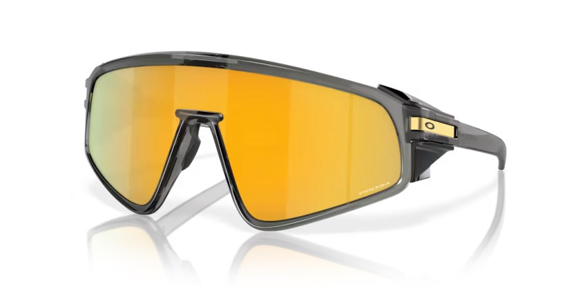 OAKLEY SUNGLASSES LATCH PANEL GREY SMOKE W/ PRIZM 24K