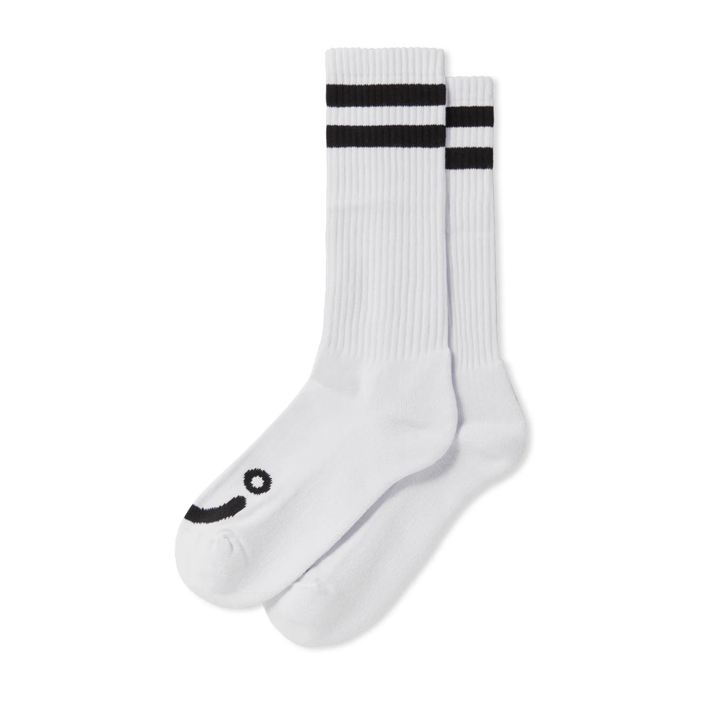 POLAR HAPPY SAD SOCKS - WHITE