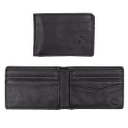 PORTEFEUILLE RDS GENUINE LEATHER - NOIR 