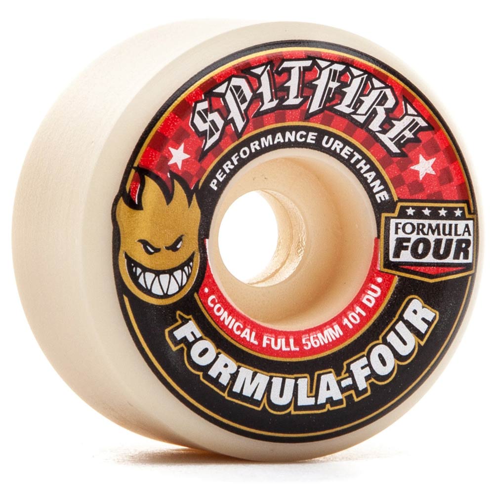 SPITFIRE WHEELS 54MM F4 101D CONICAL RED 