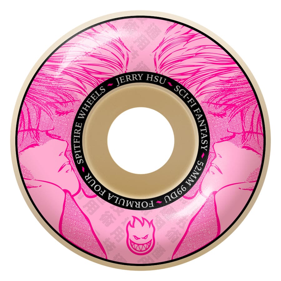 SPITFIRE F4 99A JERRY HSU SCI-FI FANTASY 52MM SKATEBOARD WHEELS