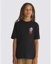 T-SHIRT VANS JUNIOR PIZZA SKULL - NOIR