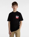 VANS BOYS SHORT SLEEVE T-SHIRT OG LOGO - BLACK