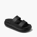 REEF WOMEN'S SANDALS CUSHION BONDI 2 BAR - BLACK