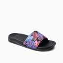 REEF WOMEN'S SANDALS ONE SLIDE - PURPLE FRONDS