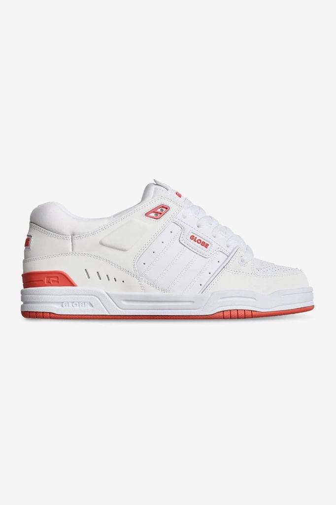 GLOBE FUSION SHOES - WHITE/RED