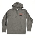 Long Sleeve Hooded 5-0 Muskie - Gunmetal Heather