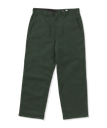 VOLCOM JEANS BILLOW TWILL PANT - DARK FOREST