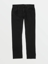 VOLCOM SOLVER DENIM JEANS - BLACK OUT (BKO)