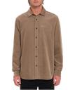 CHEMISE VOLCOM ZANDER LONG SLEEVE SHIRT - TEAK