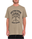 T-SHIRT VOLCOM FEEDING TREE SHORT SLEEVE TEE - TEAK