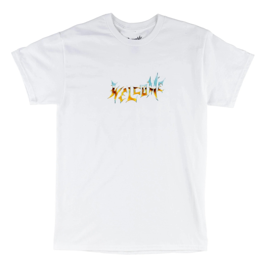 T-SHIRT WELCOME CHROME VAMP - WHITE/DESERT